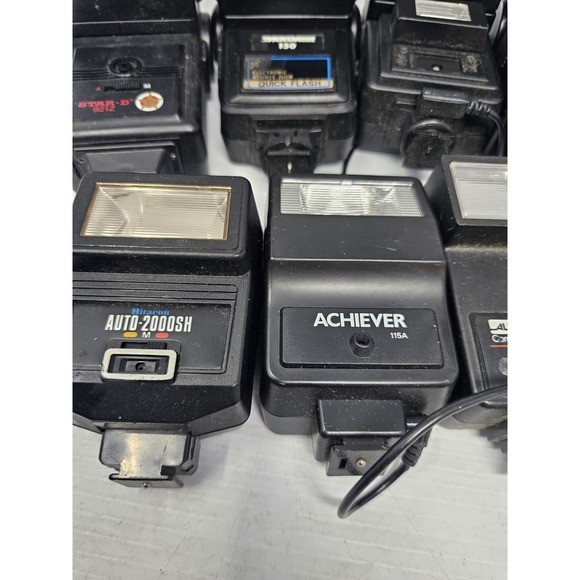 LOT of 9 Mixed  Film and Digital Camera‎ Flashes Alfon, Vivrtar, Argus,  & More - Picture 6 of 10